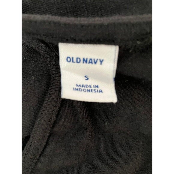 Old Navy Woman's Black Jumpsuit/Jumper Elegant  Faux Wrap Wide Leg Size Small - Picture 7 of 15